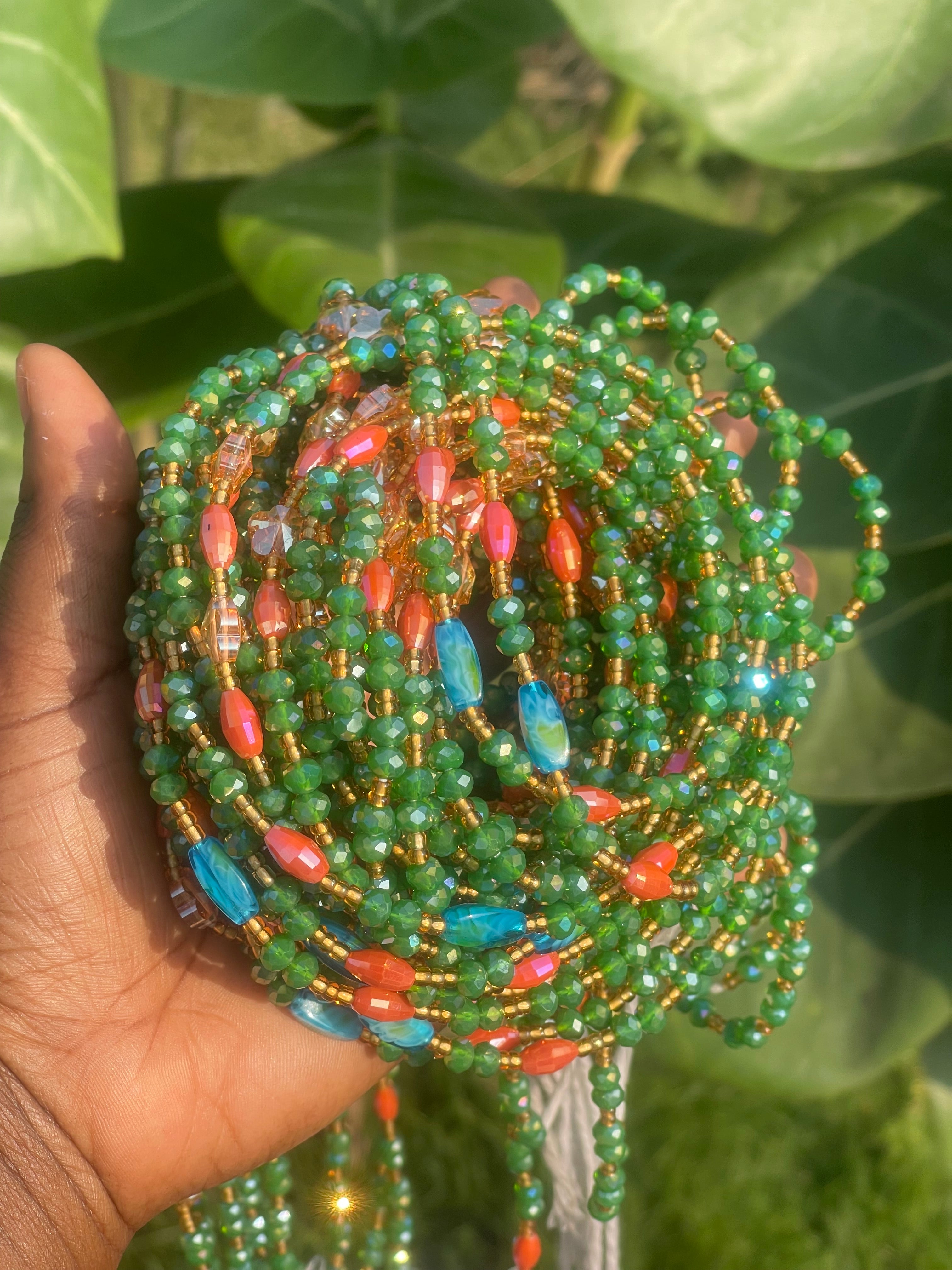 Emerald-waist beads